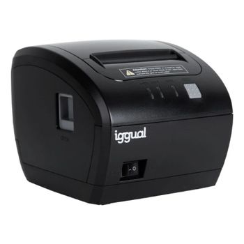 iggual TP EASY 80 Impresora Térmica de Tickets USB+RJ11 WiFi Negra