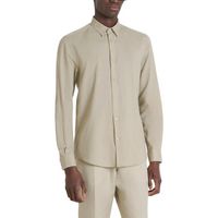 antony morato camisa manga larga shirt alicante slim fit mmsl00759-fa401074 para hombre