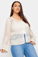 yours rebeca marfil crochet dos botones mujer curvy y tallas grandes yours
