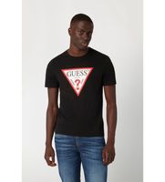 guess para hombre m2yi71i3z14 camiseta logotipo triangulo negro xxl casual algodon manga corta