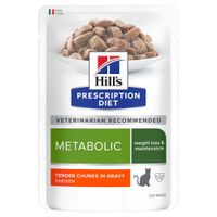 hillrs prescription diet metabolic control de peso - 12 x 85 g