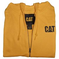 hooded sweatshirt yellow - large