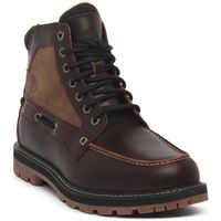timberland botines mid lace burgundy para hombre