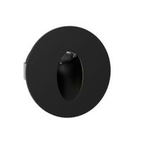 aplique de pared empotrable led bely elite redondo 1w
