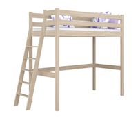cama alta de roble n02 roble blanqueado