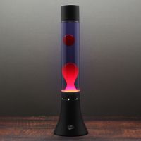 modern blob lamp - black lava lamp 145quot - redpurple