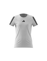 camiseta de fitness adidas jg tr-es 3bandas nina blanconegro