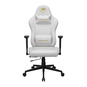 Silla para videojuegos COUGAR Pryme Blanco Reposabrazos 3D Ajustables