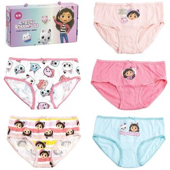 Disney Braguitas Pack 5 Braguitas Rosas en Caja Niña para niña