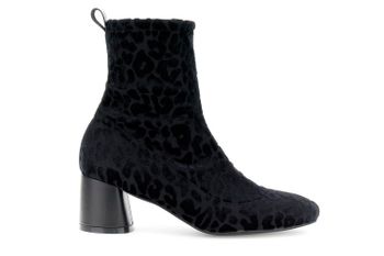 botines de tejido elástico black/black 38