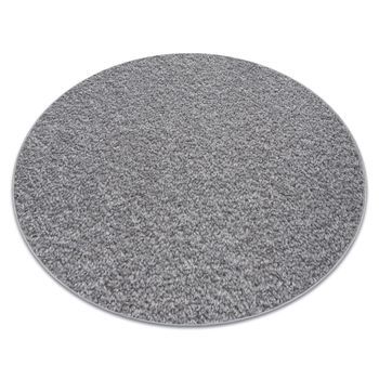 Alfombra Eton Círculo  Plateado Circulo 170 Cm