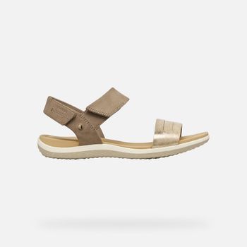 GEOX Sandal Vega Mujer Beige Claro