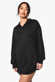 Vestido Camisero, Negro