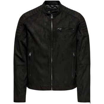 Only Cazadora de cuero GT55369 para hombre