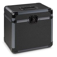 maleta vonyx rc82 para vinilos lp 12 capacidad 70 discos negra