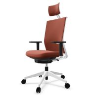 actiu stay wild fox silla de oficina con cabezal rojablanca