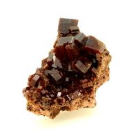 vanadinita - pierre natural de marruecos mibladen - vanadinitis crystal rouge brillante poderoso mineral de curacion  2074 ct - certificado de