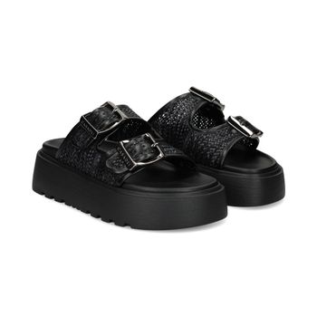 Casadei Sandalias Con Plataforma Mujer - Negro Talla 40