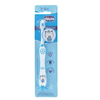Chicco Cepillo Dental Tigre 3-6 Años Azul