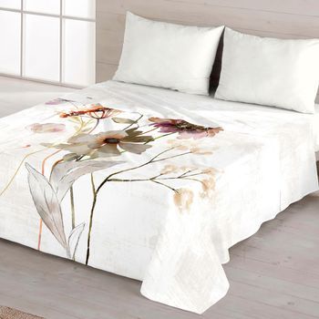 Juego De Sábanas 4 Piezas 100% Algodón Cama 150 Cm Naturals Laurie