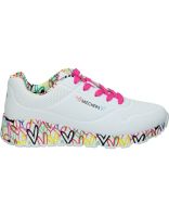 deportiva skechers uno lite lovely luv 314976l-wmlt blanca 39