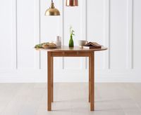 oxford 90cm solid oak extending dining table