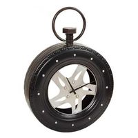 reloj de metal negro 51x145x72