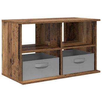 Soporte Para Tv | Mueble De Salón | Gabinete De Tv Con Cajón Madera Vieja 79 X 40 X 48 Cm