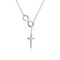 cruz infinita de plata 925