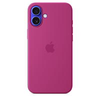 iphone 16 plus silicone case with magsafe - fuchsia