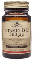 solgar vitamina b12 500 mcg 50 capsulas vegetales