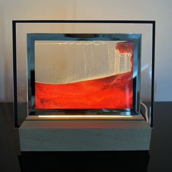Moodscape LED Sand Picture - Rectangular Wooden Base