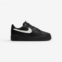 nike zapatillas air force 1 low black  white para mujer
