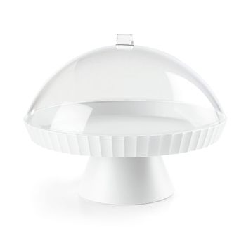 Pedestal con campana y clavijero de polipropileno blanco