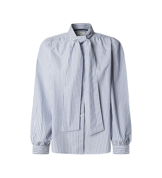 Pepe Jeans para mujer. PL3051387 Blusa Aty azul (M), Casual, Algodón, Clásico, Manga larga