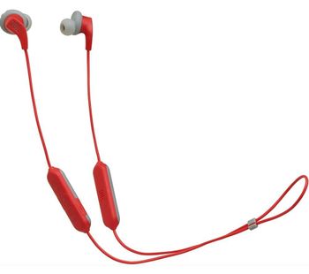 Endurance Run BT Wireless Bluetooth Sports Earphones - Red, Red