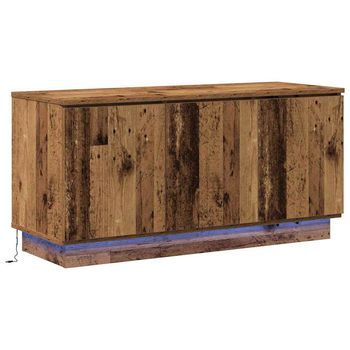 Mueble De Tv Madera Envejecida 100 X 38 X 49 Cm Vidaxl