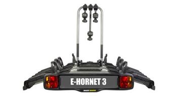 Portabicicletas buzz rack e hornet 3 towbar bike rack 13 pins   3 bicicletas  compatible con bicicletas electricas  negro