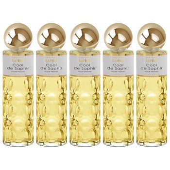 Pack De 5 Eau De Parfum Mujer Saphir Cool 200ml