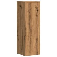 soportes de planta madera ingenieria roble artisian 33x33x100cm vidaxl