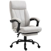vinsetto silla de oficina con funcion de masaje silla de oficina silla de ordenador calefaccion lumbar funcion de inclinacion gris   aosom espana