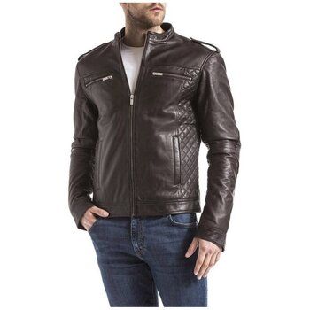 Le Temps des Cerises Cazadora de cuero Chaquetas Abrigos-HOMBRES para hombre