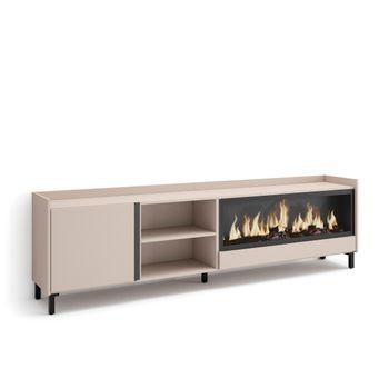 Mueble Tv, Televisión, Muebles De Salón, Almacenaje, 212x61x35 Cm, Para Tv Hasta 80