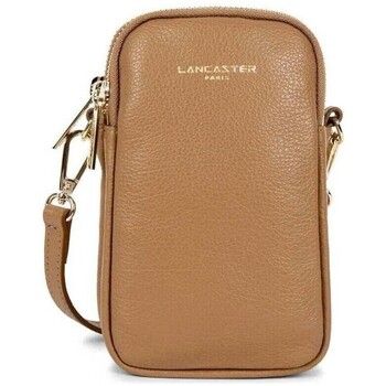 LANCASTER Bolso Pochette smartphone Zippé Dune camel para mujer