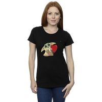 disney camiseta the mandalorian the kids with heart para mujer