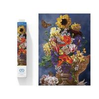 diamond embroidery diamond dotz bouquet of flowers garden in gold 60x80cm dd13029