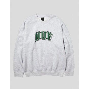 Huf Jersey SUDADERA CLASSIC ARCH CREW HEATHER GREY para hombre