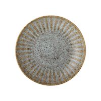 plato de pasta de gres beige