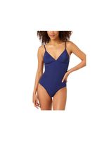 banador rip curl modern rib one piece mujer azul oscuro
