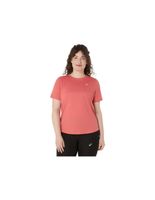 camiseta de running asics core ss top mujer rosa
